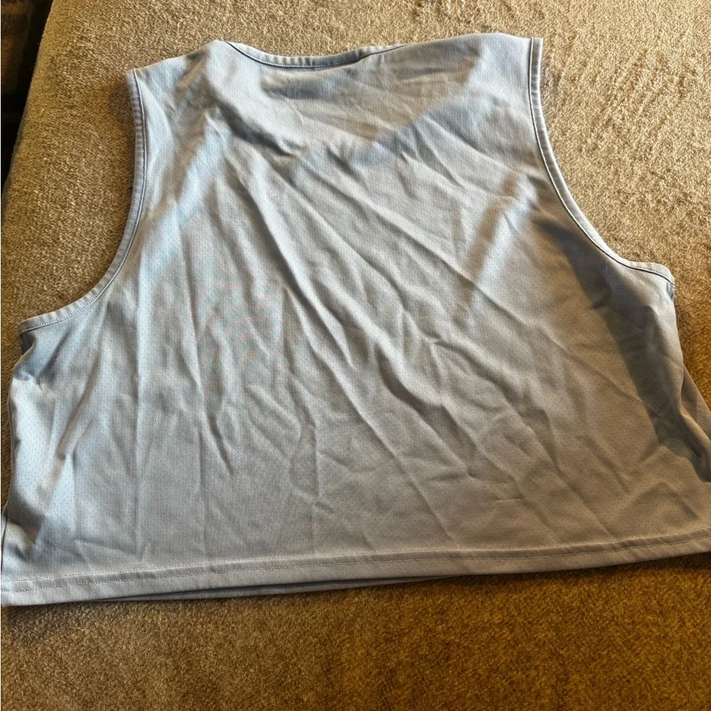 Gymshark Blue Training Crop Tank Top - Picture 4 of 5